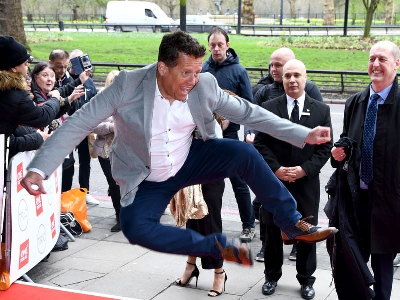 BBC sports presenter Mike Bushell.