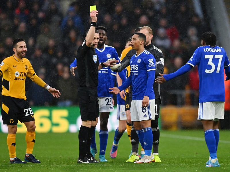 Yellow cards - 54, Red cards - 1