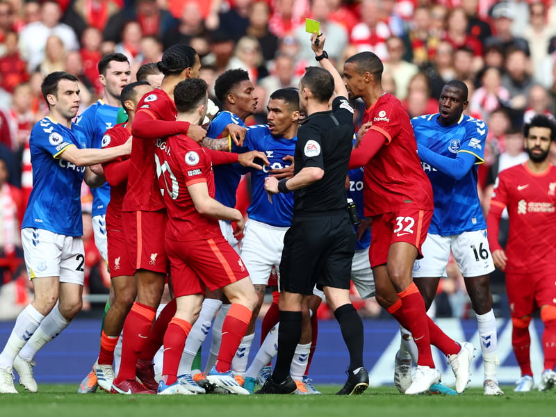 Yellow cards - 50, Red cards - 1