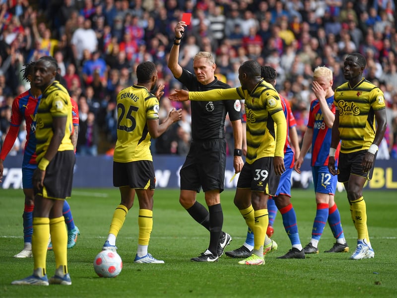 Yellow cards - 54, Red cards - 3