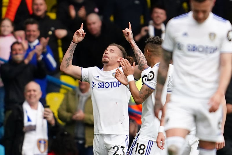 With 14 goals in 234 games, Phillips was hardly prolific for Leeds, but when he did find the back of the net it clearly meant a lot to the local lad. 