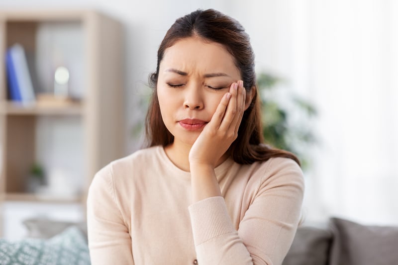 Your mouth can become drier during the menopause. When your mouth isn’t lubricated, bacteria grows at a faster rate which can lead to tooth decay and gum disease.