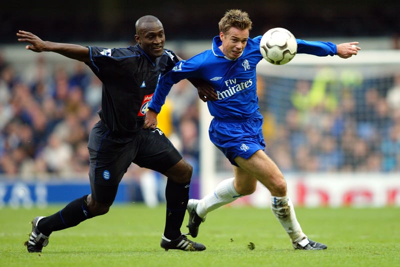 Le Saux joined Chelsea’s academy in 1987 and spent six years with the club before he was sold to Blackburn Rovers for £700k. After winning the Premier League with Rovers, the Blues brought Le Saux back to Stamford Bridge for £5 million in 1997.