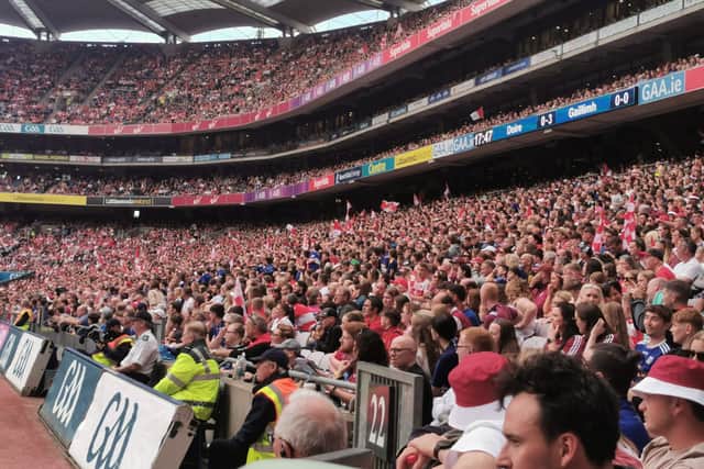 Derry fans filling up Croke Park 