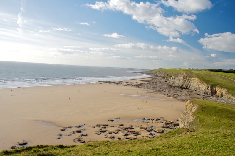 Southerndown Beach is an hour and 18 minutes drive from Bristol. It is home to the beautiful Dunraven Bay which includes a sandy beach. 