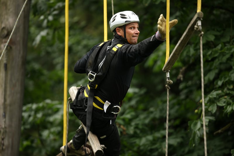 There are also high rope courses on site.