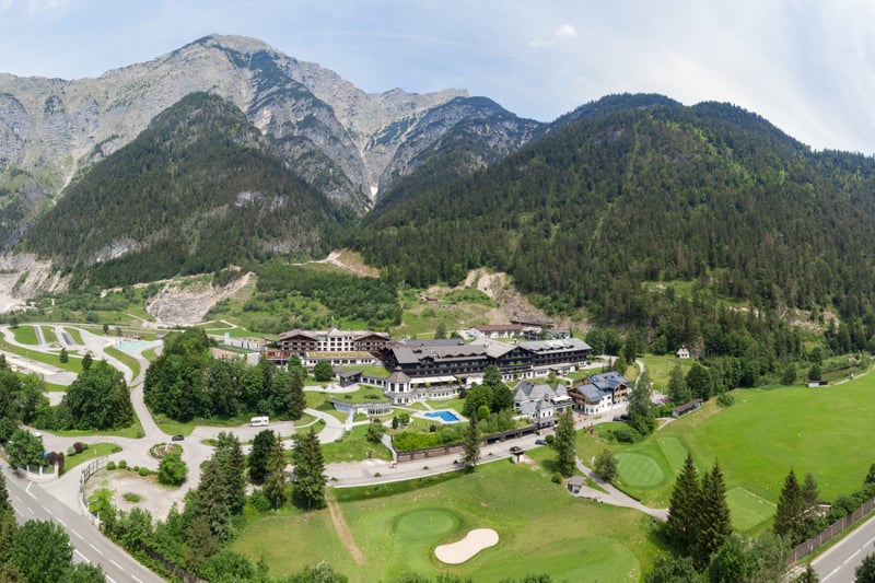 Newcastle United are staying in the four-star hotel whilst in Austria.