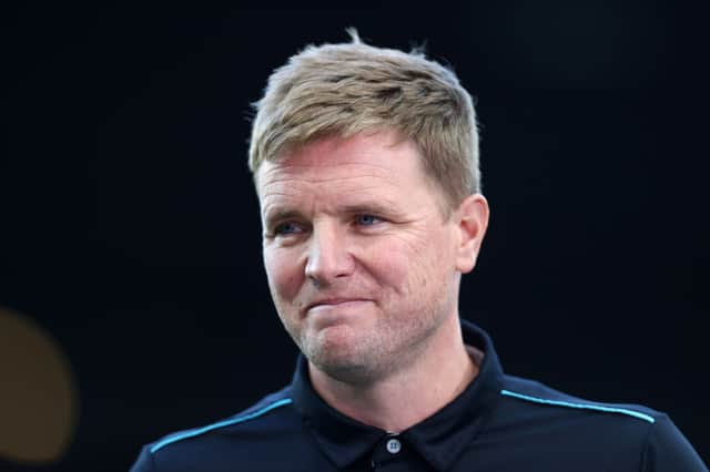 Newcastle United head coach Eddie Howe. (Photo by Naomi Baker/Getty Images)