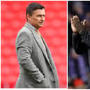 Sheffield United manager Paul Heckingbottom and Sheffield Wednesday boss Darren Moore
