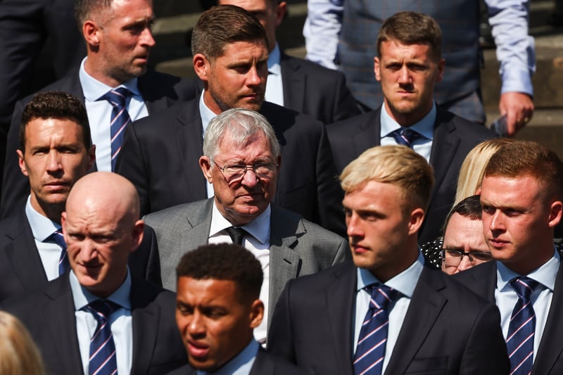 Manchester United great Sir Alex Ferguson was in attendance alongside several members of the current first-team squad