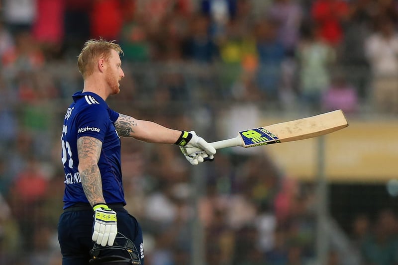 Ben Stokes hit his first of three ODI centuries during a day/night match against Bangaldesh back in October 2016. England eventually won by 21 runs with Stokes top scoring for England with 101 runs.