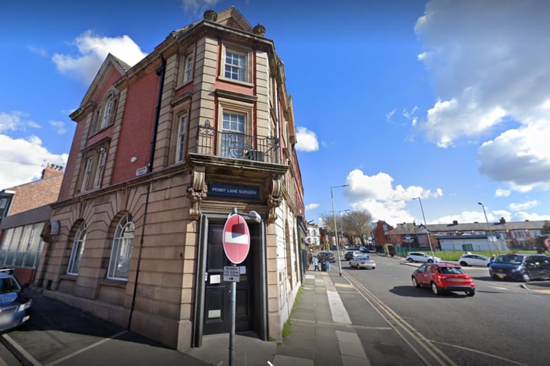 At Penny Lane Surgery in Penny Lane, 87% of people responding to the survey rated their overall experience as good. Image: Google