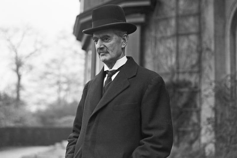 Neville Chamberlain served as a Conservative Prime Minister between 1937-1940.  He is most known for his role in WW2 when he signed the Munich Agreement in 1938, that relinquished Czechoslovakia to the Nazis.  Chamberlain was born in Edgbaston and was initially home-schooled. Later, he attended Rugby School in Warwickshire before attending the University of Birmingham