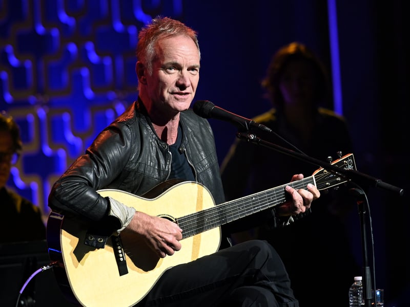 Singer, songwriter and actor, Sting, first rose to fame between 1977 and 1984, as lead singer of new wave rock band The Police. The band produced big hits in those seven years, including “Every Breath You Take”, “Message in a Bottle” and “Roxanne”.
In 1985, Sting, who was born Gordon Sumner, decided to launch a solo career, and chose to incorporate elements of jazz, rock, classic and new-age in his music. Sumner currently has 15 solo albums under his belt and has received a total of 17 Grammy Awards as a solo musician and a member of the Police
Sting was born in Wallsend in North Tyneside, and attended St Cuthbert’s High School, in Newcastle upon Tyne. After dropping out of university, he went on to qualify as a teacher and taught at a Newcastle school for two years.
During the evenings and weekends, Sumner would perform jazz with the Phoenix Jazzmen, and wore a black and yellow jumper - which prompted the nickname Sting, as band members said he looked like a wasp.
In January 1977, Sting moved from Newcastle to London and formed the award-winning new wave band, The Police.