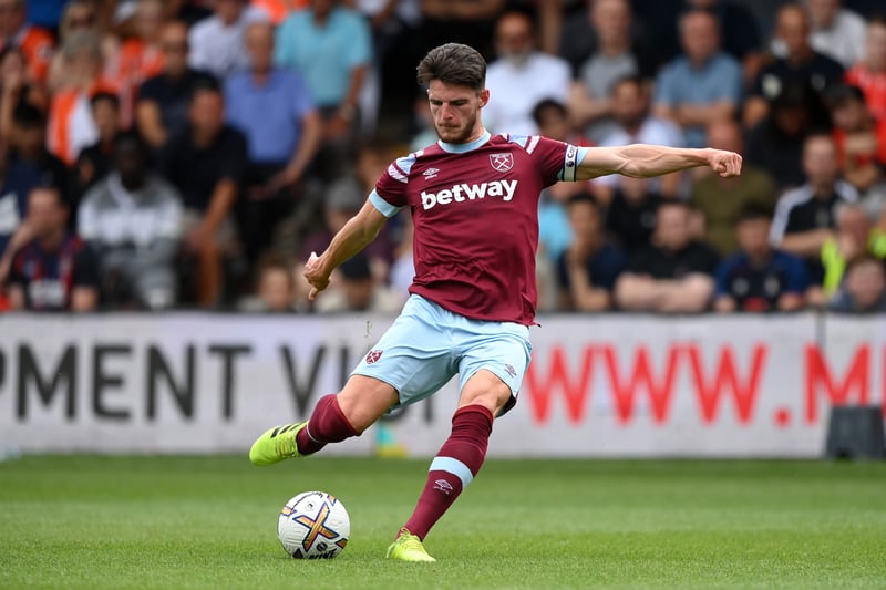 The second academy graduate in the starting XI, Declan Rice has been one of West Ham United’s key players in recent years.