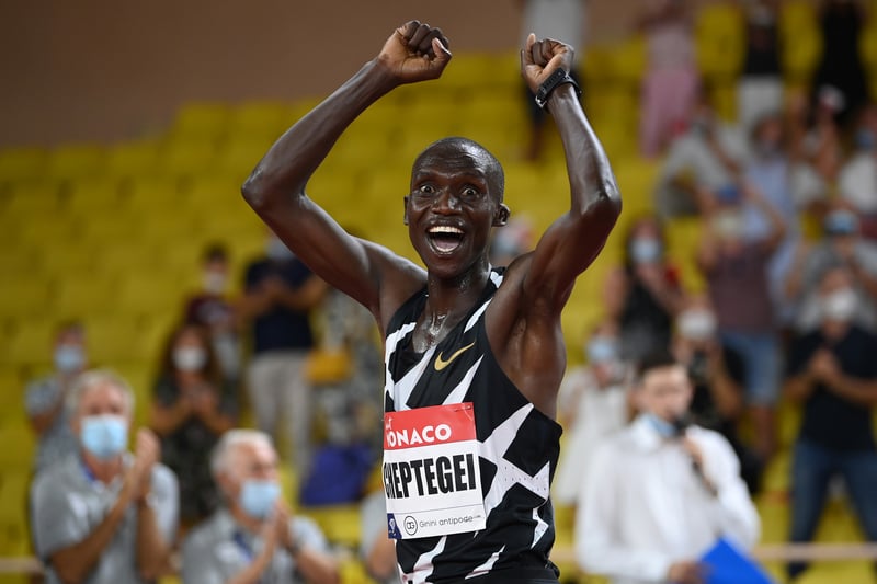 Cheptegei is a Ugandan runner, specialising in the 10,000 and 5,000m. The 25-year-old recently one gold at the 2022 World Championships in the 10,000m. He also won the Olympic gold in the 5,000m and silver in the 10,000m in Tokyo last year. 