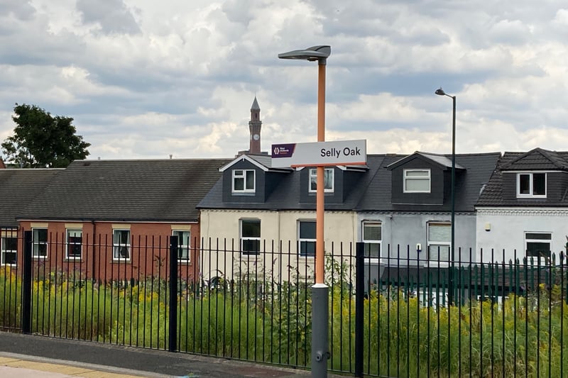Selly Oak train station had 1,994,922 entries and exits in 2023