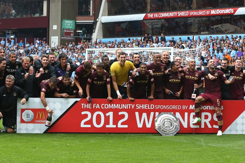 City claimed the Community Shield in 2012 following their title win, with United not involved in the curtain-raiser. However, Sir Alex Ferguson did bow out with a final league triumph nine months later.