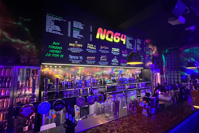 We’ll get into the games in a second, but first check out the NQ64 bar.