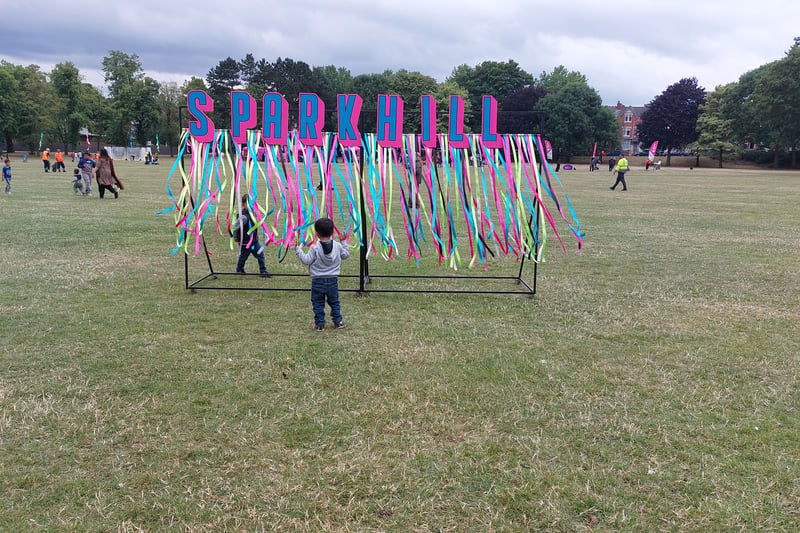 Children play at Sparkhill neighbourhood festival