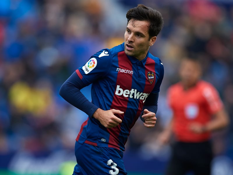 With over 100 La Liga appearances to his name, the 32-year-old former Levante defender is rated at £720k.