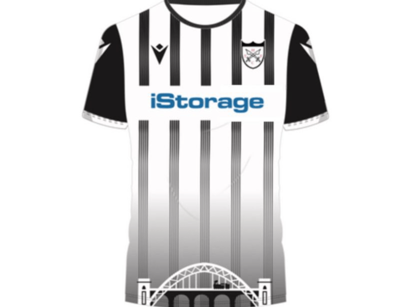 Hanwell have always played in black and white and the new kit for the 2022/23 season features the Tyne Bridge combined with the Wharncliffe Viaduct in Hanwell - the shirts are popular with Newcastle fans and you might well spot one at St. James’ Park on matchdays.