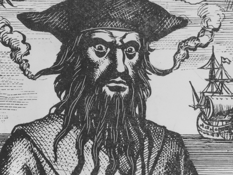 The infamous pirate, whose real name was Edward Teach, is widely believed to have been born in Bristol around 1680. There are folklores connecting the pirate with multiple Bristol locations. He's believed to have been a regular at Easy Tiger and Central Chambers where he often dropped a silver coin into a buxom wenches mirkin while she performed a private dance for him. There are also rumours that he used Redcliffe Caves to store smuggled goods and frequented The Llandoger Trow. A home at Guinea Street is also referred to as "Blackbeard’s House" by many Bristolians.