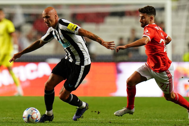 Shelvey is expected to spend around 12 weeks on the sidelines after picking up a hamstring issue against Benfica. 