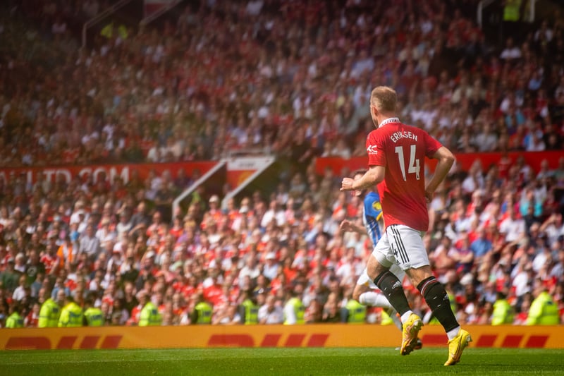 Probably United’s best player across the 90 minutes. Making his debut for the club, Eriksen started up front but ended up playing as a holding midfielder. The Dane showed a good range of passing and rarely gave the ball away.
