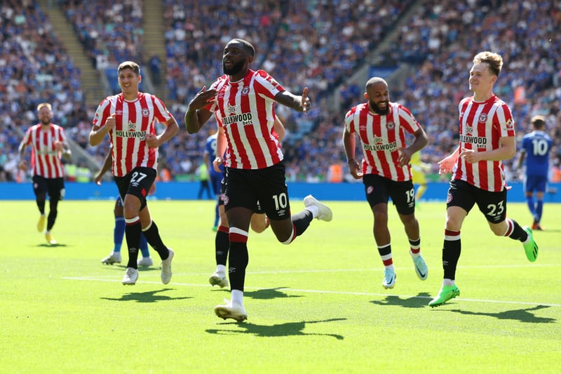 Brentford came from two goals down to earn a point at Leicester City. 