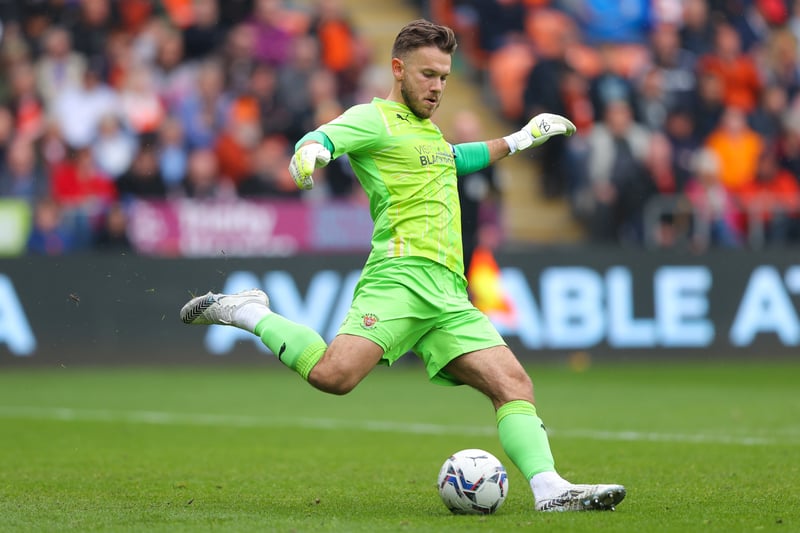 Blackpool goalkeeper Chris Maxwell is looking to leave the club this summer in search of regular first-team football. The 32-year-old has begun the season as back-up to Dan Grimshaw. (Alan Nixon - The Sun)