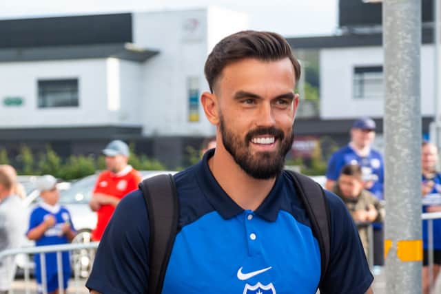 All smiles as Marlon Pack makes his return to Cardiff tonight. 