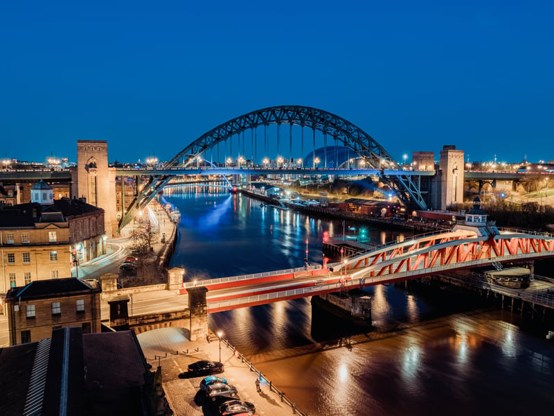 At number two is Newcastle upon Tyne.
Cost of living: 4/5
Nights out: 5/5
Public transport: 4/5
Eating out: 4/5
Shopping: 4/5