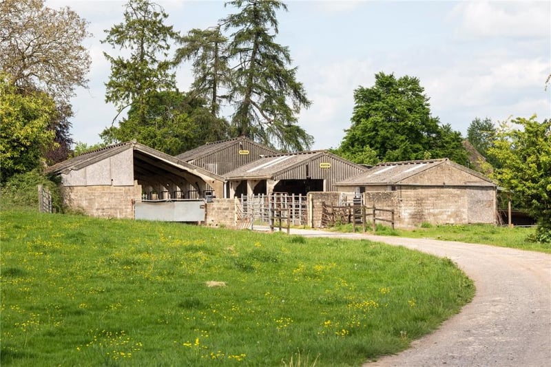 The property has its own range of farm buildings, including a cattle building and yard, which could ‘easily accommodate a range of stables and equestrian facilities’.