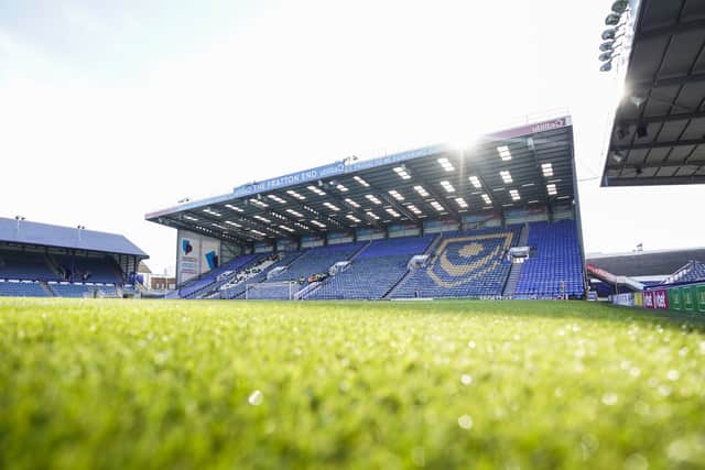 The sun is out at Fratton. 