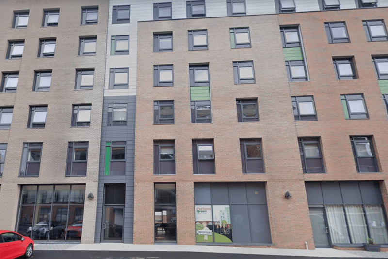 Portland Green Student Village is two minutes from the SU, costs from £128 and has an onsite laundrette, WiFi in all flats, an onsite gym, a large common room, private courtyards, bike storage, a games room and CCTV/entryphone.