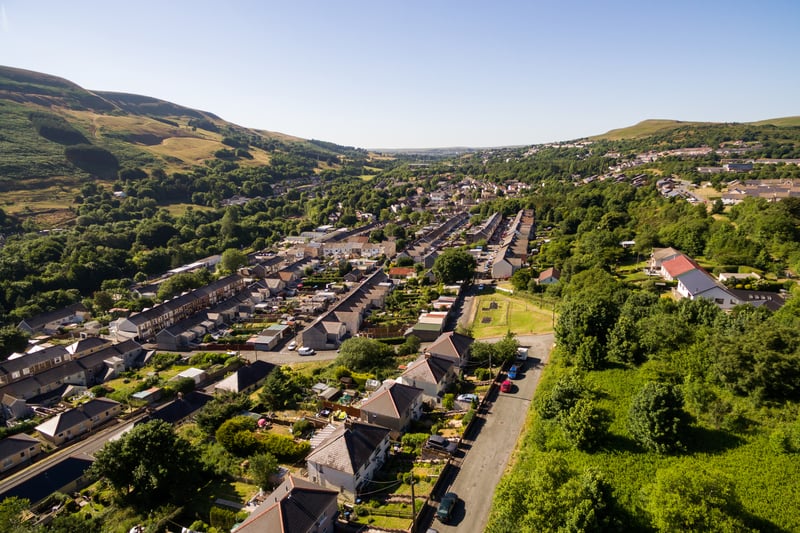 Blaenau Gwent was ranked seventeenth. Women live 80 years and men live 76.3 years
