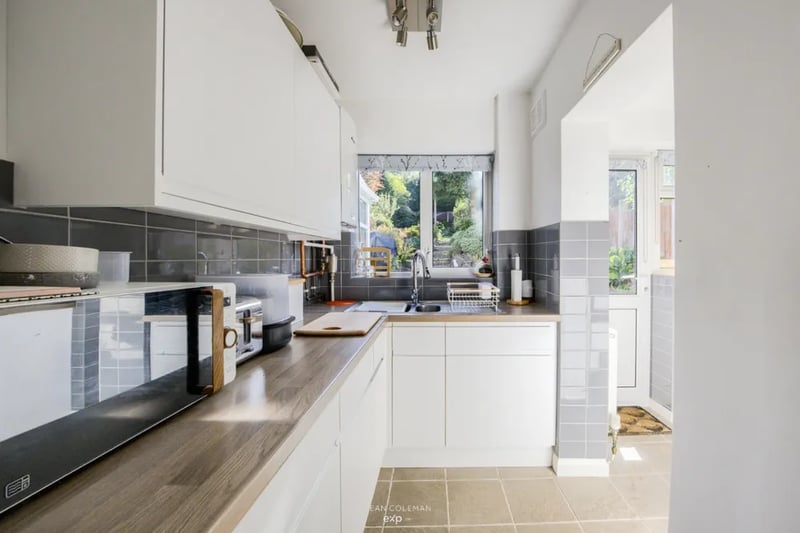 The kitchen of the freehold semi-detached house close To Kings Norton Village Green