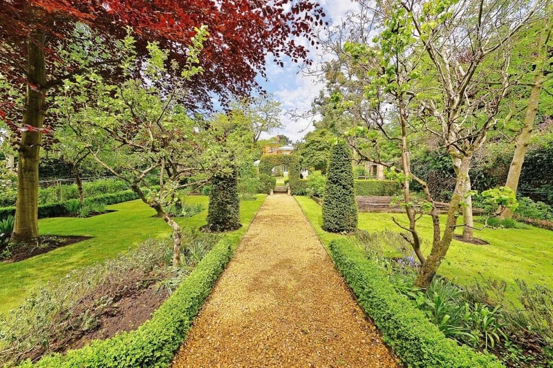 The rear garden (credit: zoopla)