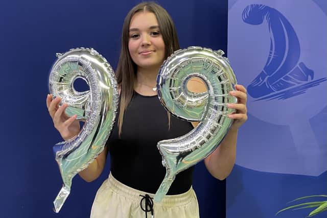 Brownedge pupil Ella Temperini achieved nine grade 9s and one grade 8, placing her in the highest category of academic performance nationally.