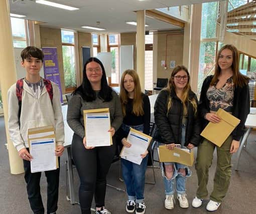 Brooke Weston Academy Students collect their GCSE results