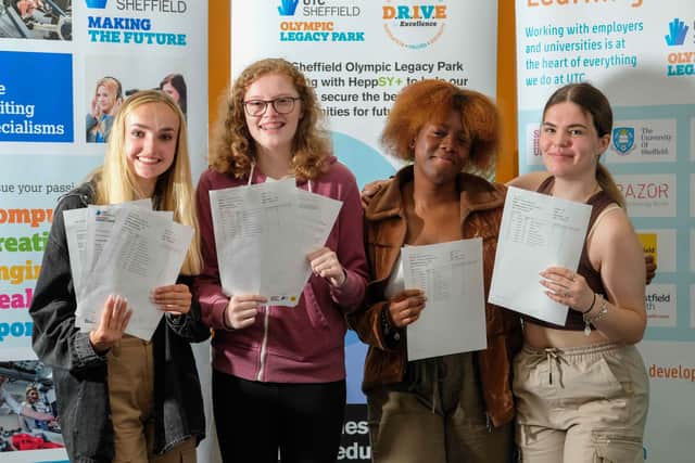 UTC Sheffield Olympic Legacy Park students celebrate GCSE and technical results