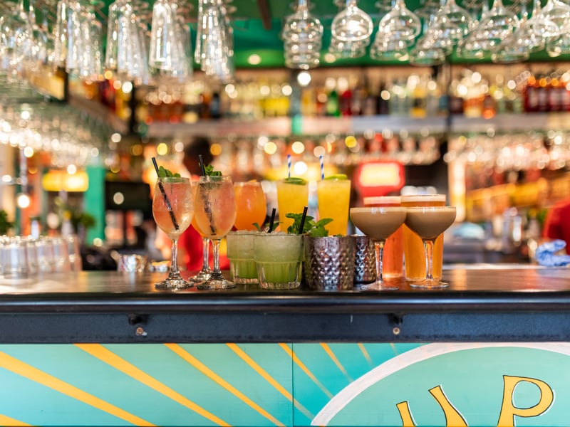 Five new cocktails have been created for the Quays branch including the Caribbean Candy Sour