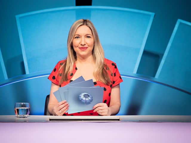 Victoria Coren Mitchell presenting Only Connect (Credit: BBC/Parasol Media Limited/Rory Lindsay)