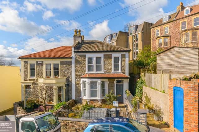 It’s nestled into one of the pretty steep hills that make up this desirable area of the city
