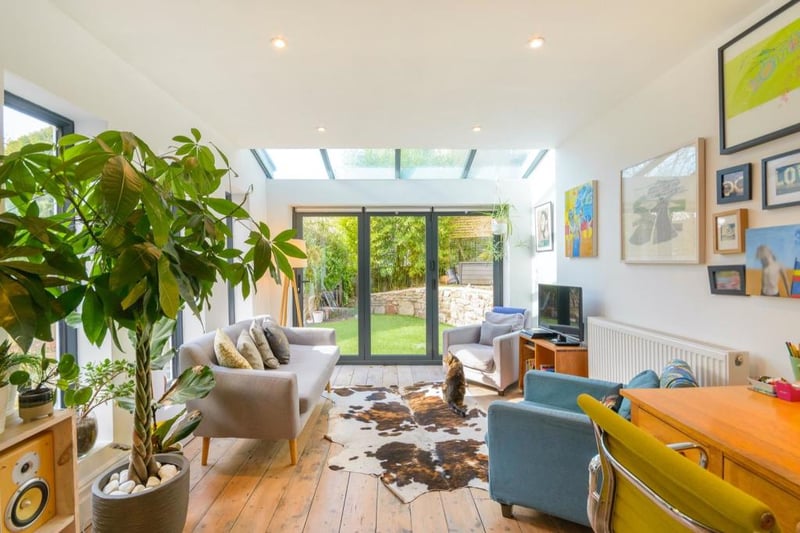 The property is incredibly light and bright and has many modern touches mixed with the Victorian features