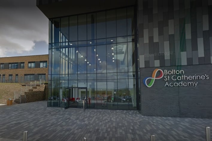 Bolton St Catherine’s Academy had 353 suspensions and seven permanent exclusions in 2020-21. Photo: Google Street View