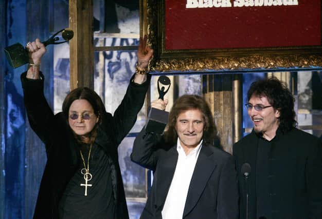 Black Sabbath were inducted into the Rock and Roll Hall of Fame in March 2006. (Getty Images)