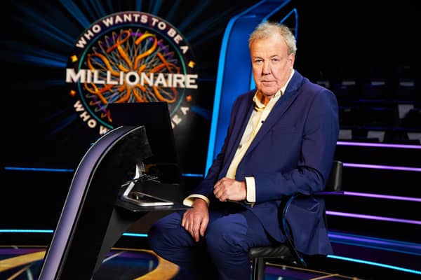 Barnsley maths teacher Amir Arezoo appeared on Who Wants to Be a Millionaire?, hosted by Jeremy Clarkson, pictured (Credit: Stellify Media)