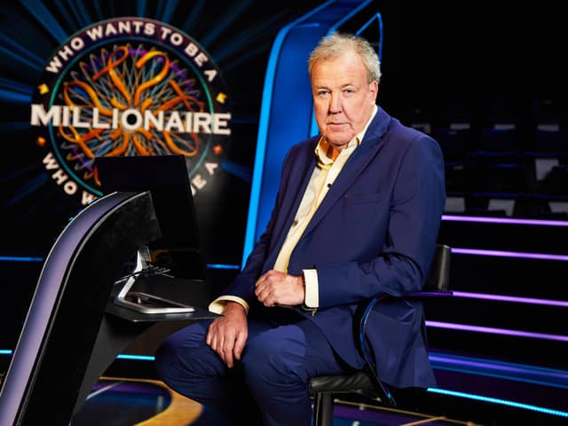 Barnsley maths teacher Amir Arezoo appeared on Who Wants to Be a Millionaire?, hosted by Jeremy Clarkson, pictured (Credit: Stellify Media)